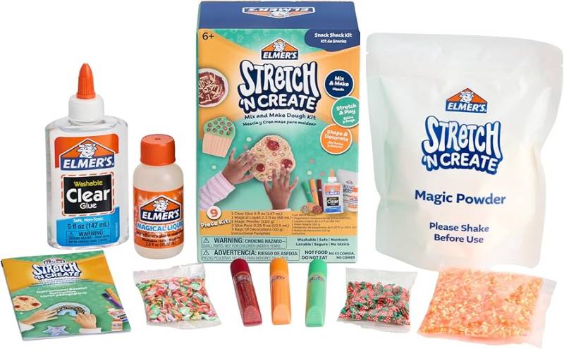 Masa Slime Elmers Stretch Create Snack Shack Kit 9 Ct 04745