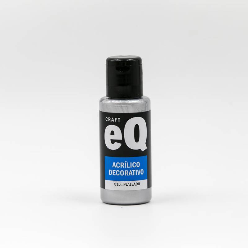 Acrílico Decorativo 010 Eq 50 Cc Plateado