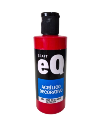 Acrílico Decorativo 701 Eq 150 Cc Rojo De Cadmio