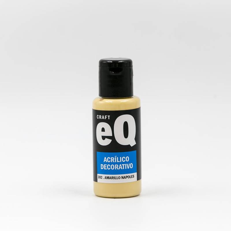 Acrílico Decorativo 302 Eq 50 Cc Amarillo De Napoles