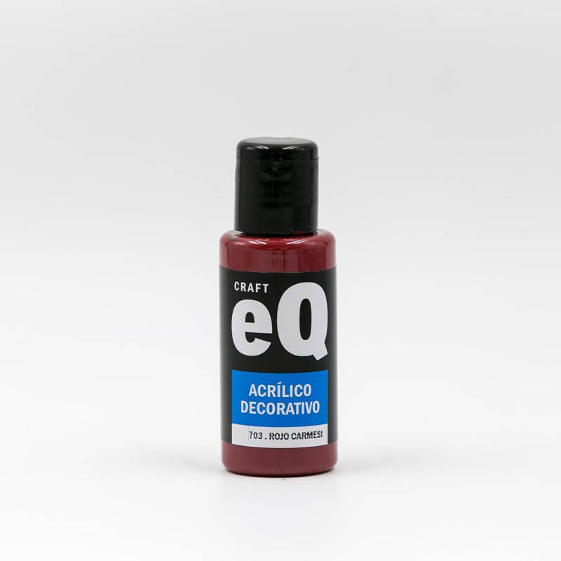 Acrílico Decorativo 703 Eq 50 Cc Rojo Carmesi