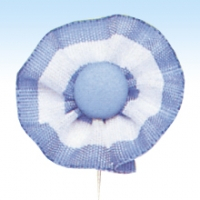 Escarapela Redonda C/Botón Plancha X 24 Un