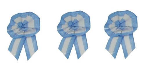 Escarapela Redonda C/Cola Plancha X 24 Un