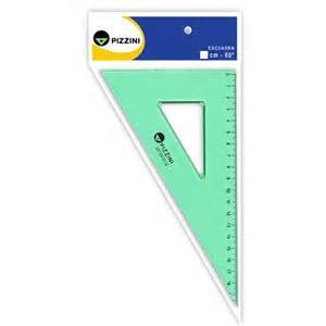 Escuadra Pizzini Estudio Biselada 20 Cm X 60º