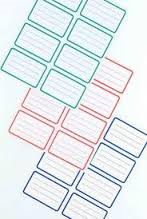 Etiquetas Orion A6 Escolar Rojo X 30 Hjs
