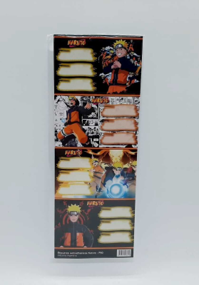 Etiqueta Escolar X 12 Unid Oliver Naruto