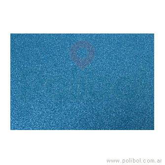 Goma Eva Super Glitter 40X60 Cyan