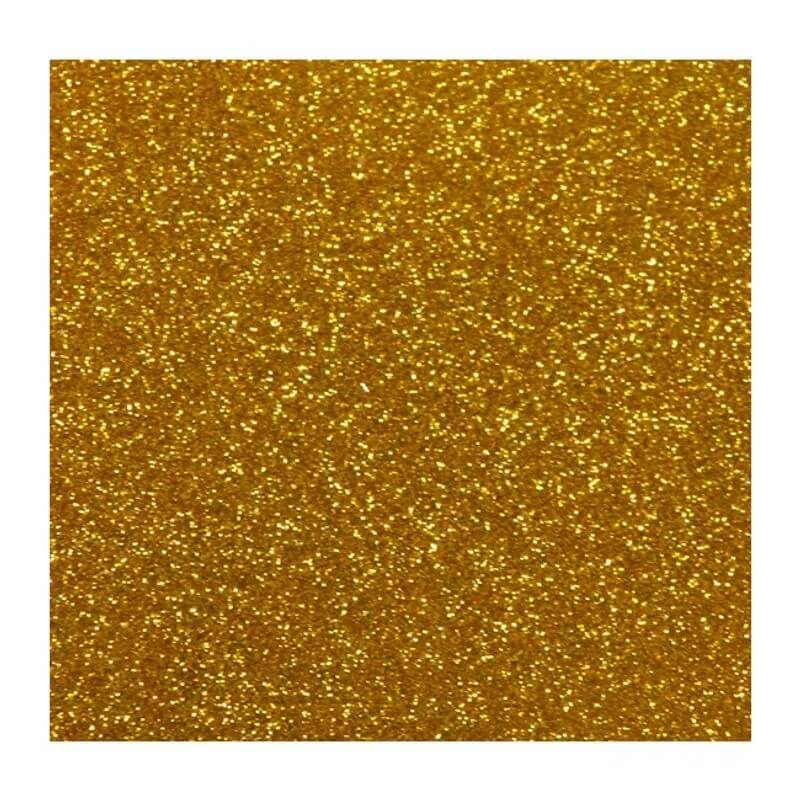 Goma Eva A4 Glitter Autoadhesiva Oro Paq X 10 Unid