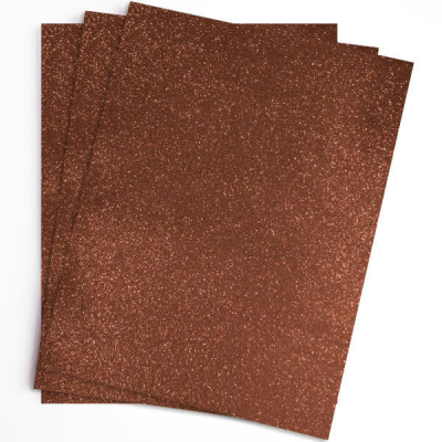 Goma Eva Super Glitter 40X60 Marrón 