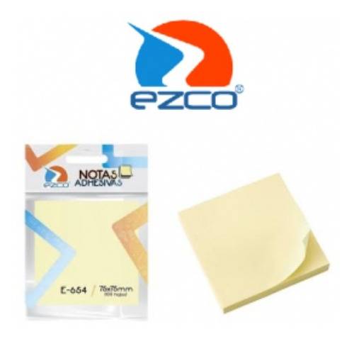 Block De Notas Adhesivas 75 X 75 Mm Ezco 100 Hjs E-654