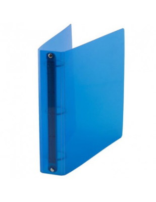 Carpeta 3Ø40Mm Escolar Poliprop Color Azul Ezco