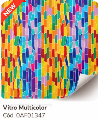 Papel Afiche Muresco F01347 Vitro Multicolor Paq X 10 Un