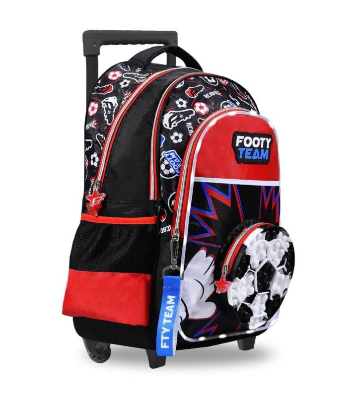 Mochila Footy C/Carro F1791 Futbol Pop It 18 C/Led