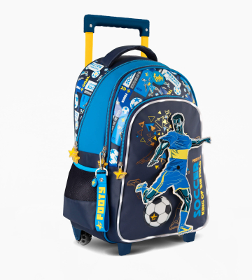 Mochila Footy C/Carro F2221 Dinamic Boca 18' C/Led