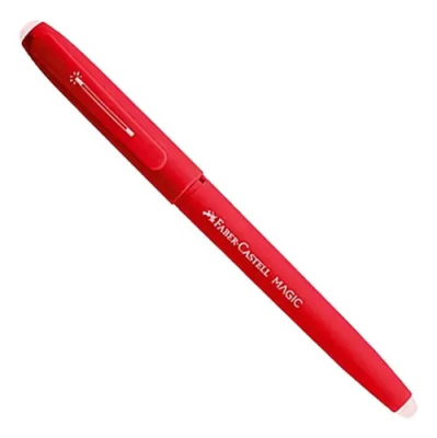 Lapicera Roller Faber Magic Borrable Cuerpo Rojo