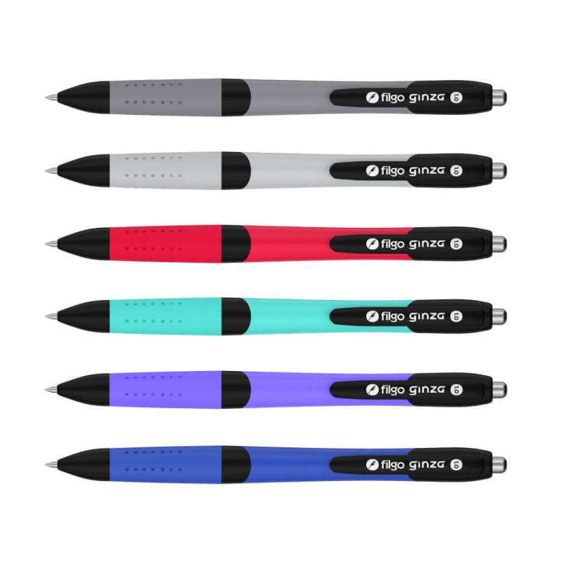 Boligrafo Filgo Ginza 1Mm Retractil Negro