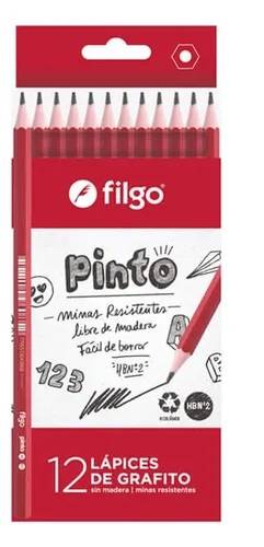 Lápiz De Grafito Filgo Pinto Hb Caja X 12 Un