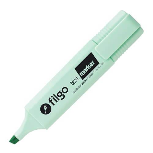 Resaltador Filgo Text Marker Pastel Verde Pta Biselada