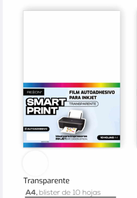 Film Autoadhesivo Transp A4 X 10 Unid 