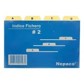 Indice P/Fichero Nº 2