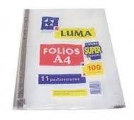 Folio Luma A4 X 100 Super Reforzado