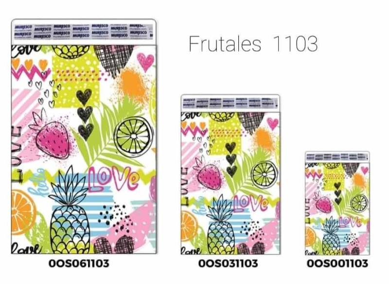 Sobre Bolsa P/Regalo Muresco 24 X 30 Cm 1103 Frutales Paq X 50