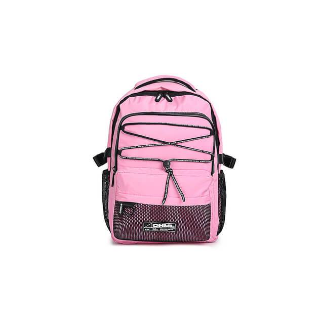 Mochila Chimola Elasticos Fs39 Rosa Espalda 18´