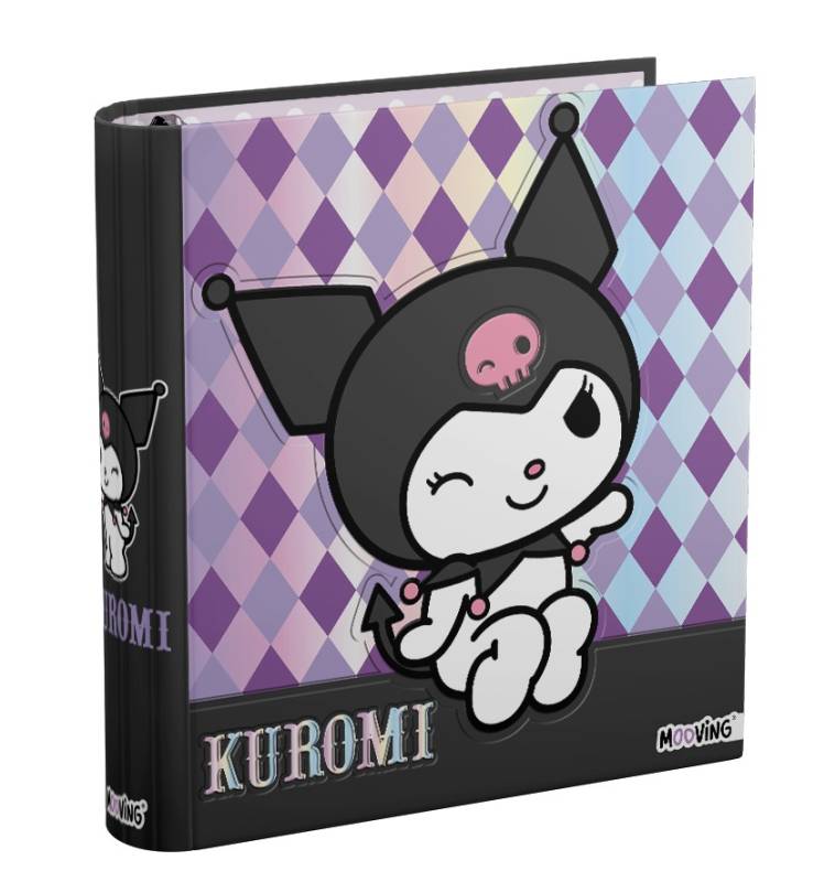 Carpeta 3Ø40M Mooving Kuromi Cartoné 1255