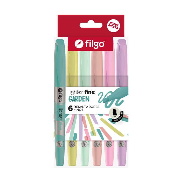 Resaltador Filgo Estuche X 6 Un Lighter Fine Garden