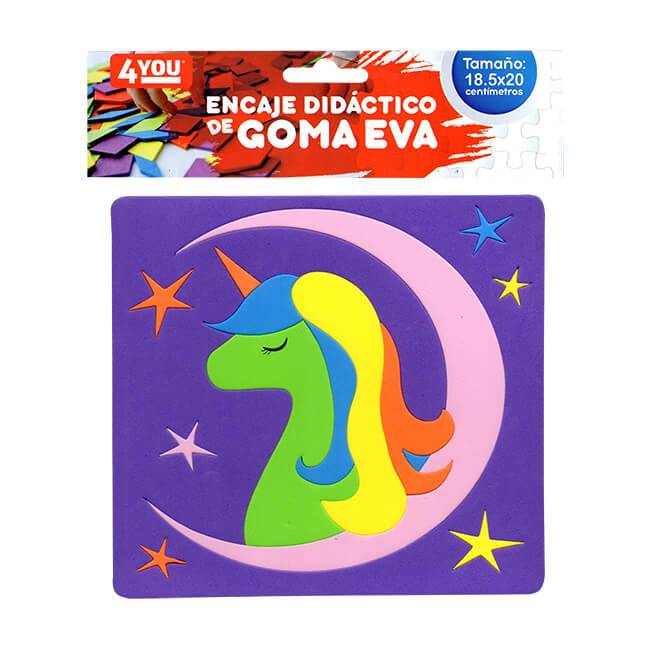 Goma Eva 4You Encastre Unicornio 18,5 X 20 Cm