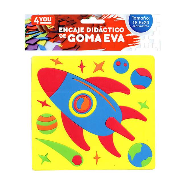 Goma Eva 4You Encastre Nave Espacial 18,5 X 20 Cm