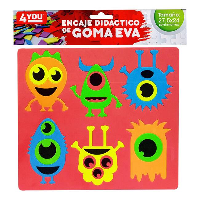 Goma Eva 4You Encastre Monster 27,5 X 24 Cm