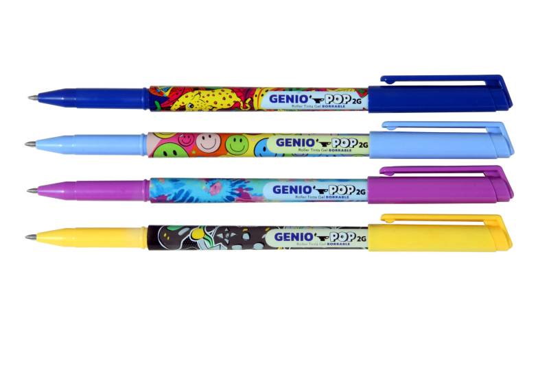 Lapicera Roller Simball Genio 2G Borrable Pop Fsia