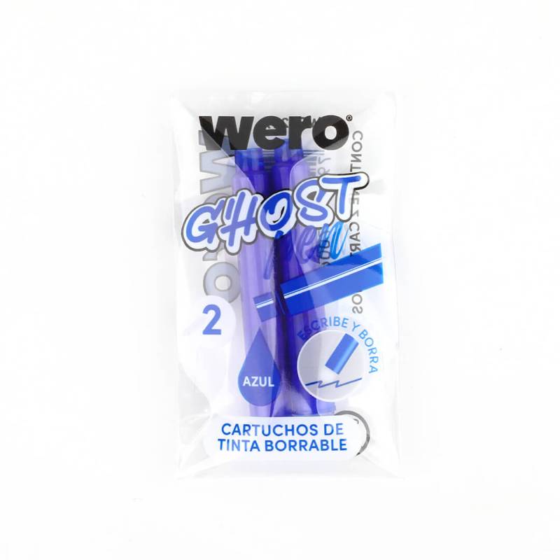 Cartucho Wero P/Lapicera Borrable X 2 Un