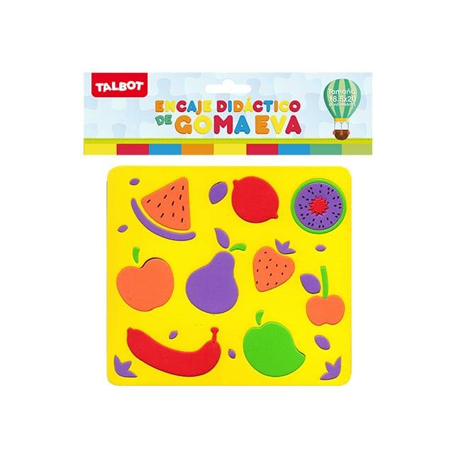Goma Eva Talbot Encastre Frutas 18,5 X 20 Cm