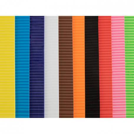 Goma Eva Texturada 40X60 Paq X 10 Colores Surt