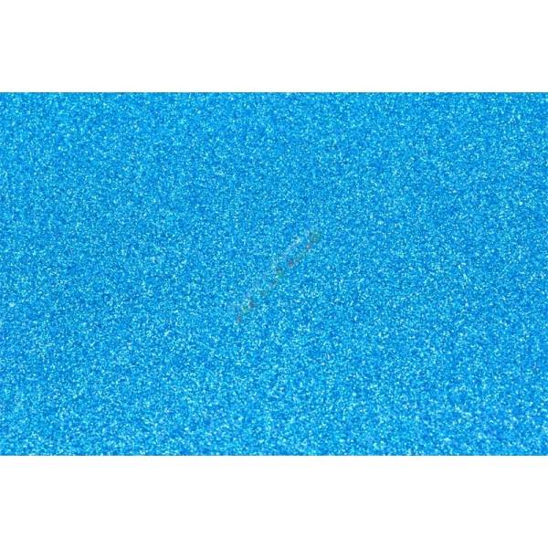 Goma Eva Super Glitter 40X60 Celeste