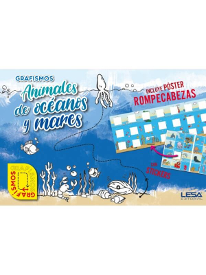 Libro Grafismo Animales De Oceanos Y Mares Lesa Ed