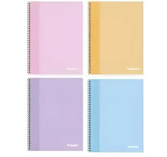 Cuaderno Husares Pastel 29.7 C/Esp X 80 Hjs Rayado 6286