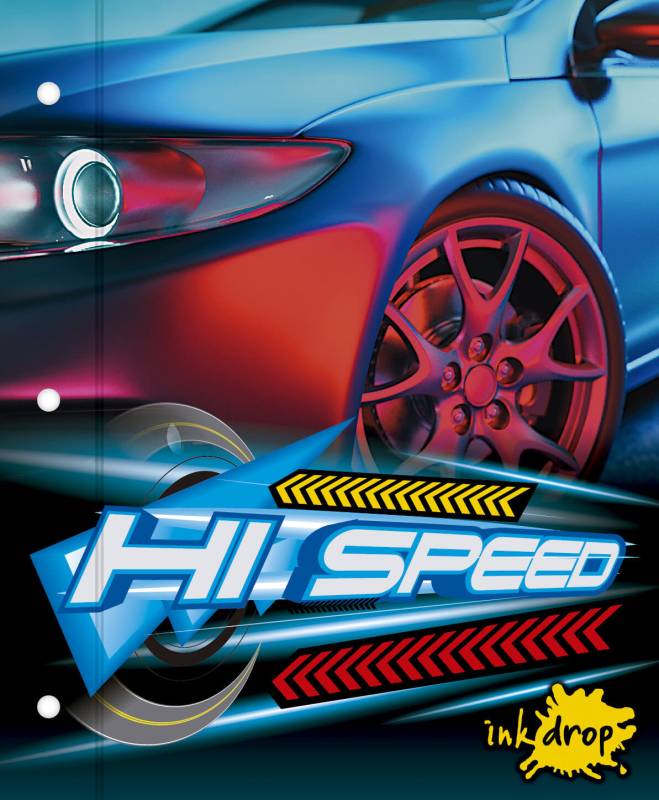 Carpeta C/Cordon N°3 Inkdrop Cars