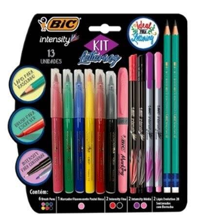 Kit Marcadores Bic Lettering X 13 Un 9710801