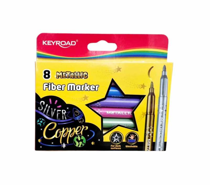 Marcadores Keyroad Metálico X 8 Colores Kr972940