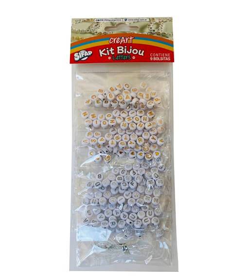 Creart Bijou Sifap Letters Blister X 9 Bolsas + Tanza 999700