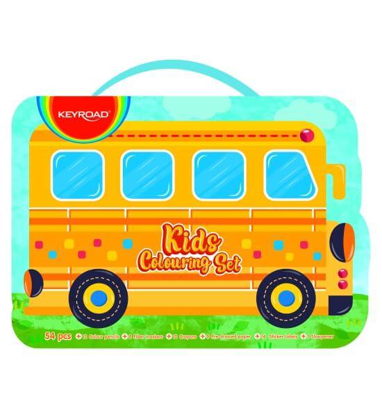 Kit Marcadores Keyroad Maletin Autobus 54P Kr973015