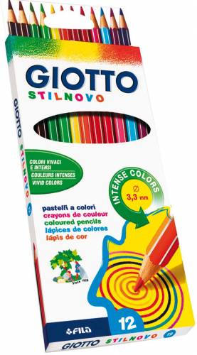 Lapices De Colores Giotto Stilnovo X 12 Largos