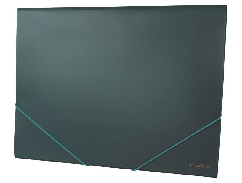 Carpeta 3 Solapas C/Elast 35X50 Plast  Lama Opaco Verde