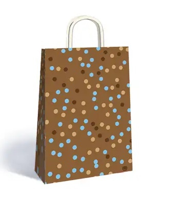 Bolsa P/Regalo Romipack 14X20 Latte Dots
