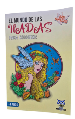 Libro Para Colorear El Mundo De Las Hadas Lesa Editorial