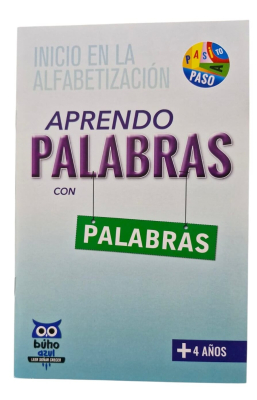 Libro De Alfabetización Aprendo Palabras Con Palabras Lesa Ed