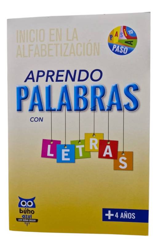 Libro De Alfabetización Aprendo Palabras Con Letras Lesa Ed